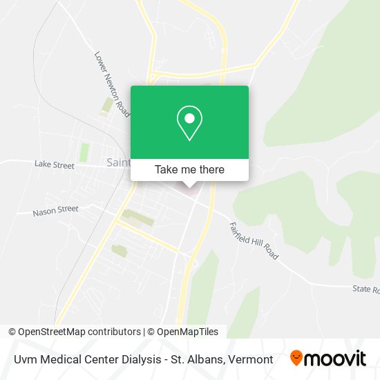 Uvm Medical Center Dialysis - St. Albans map