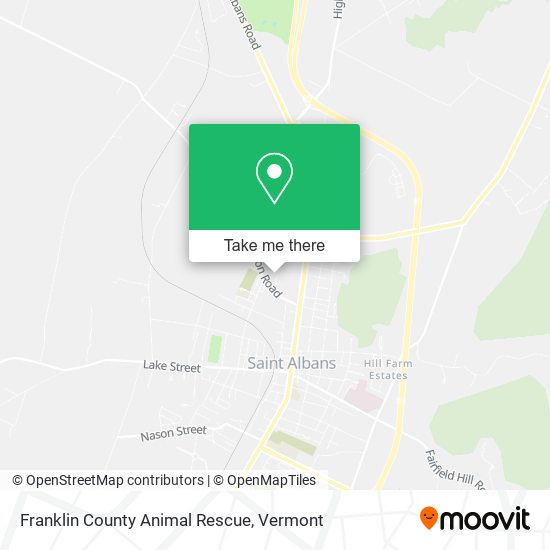 Mapa de Franklin County Animal Rescue