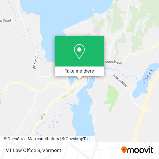 VT Law Office S map