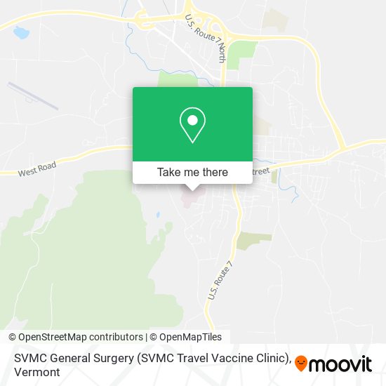 SVMC General Surgery (SVMC Travel Vaccine Clinic) map