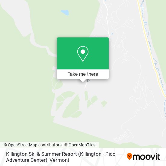 Killington Ski & Summer Resort (Killington - Pico Adventure Center) map