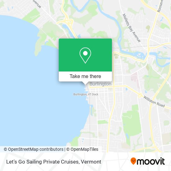 Let's Go Sailing Private Cruises map