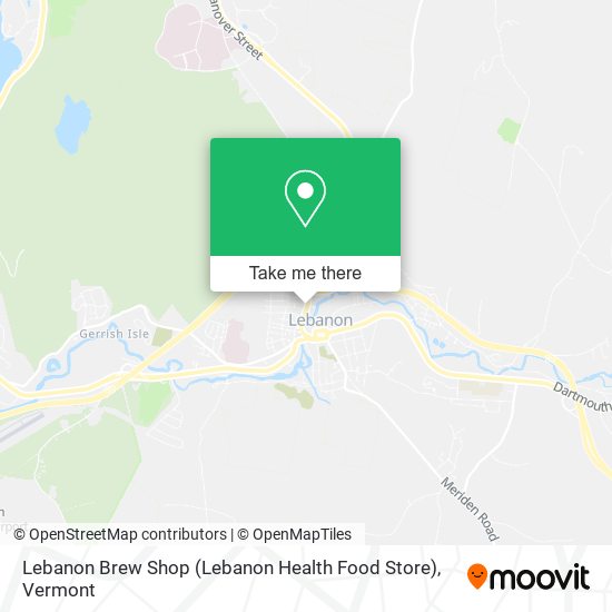 Mapa de Lebanon Brew Shop (Lebanon Health Food Store)