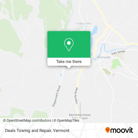 Deals Towing and Repair map