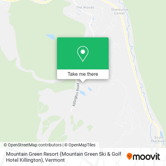 Mountain Green Resort (Mountain Green Ski & Golf Hotel Killington) map