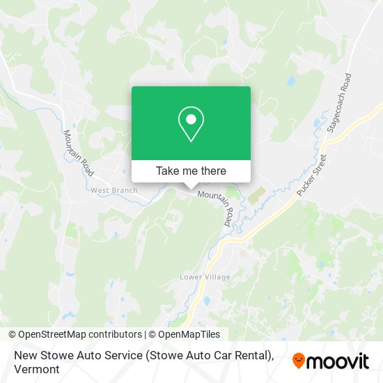 Mapa de New Stowe Auto Service (Stowe Auto Car Rental)