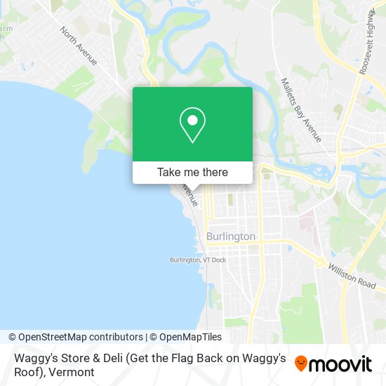 Waggy's Store & Deli (Get the Flag Back on Waggy's Roof) map