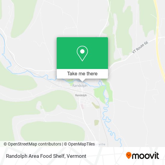 Randolph Area Food Shelf map