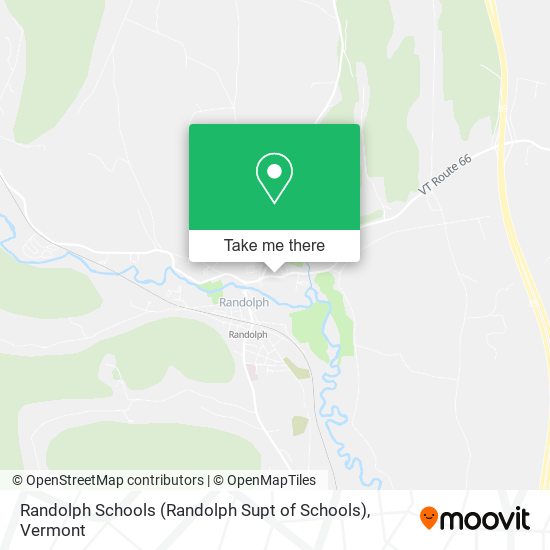 Mapa de Randolph Schools (Randolph Supt of Schools)