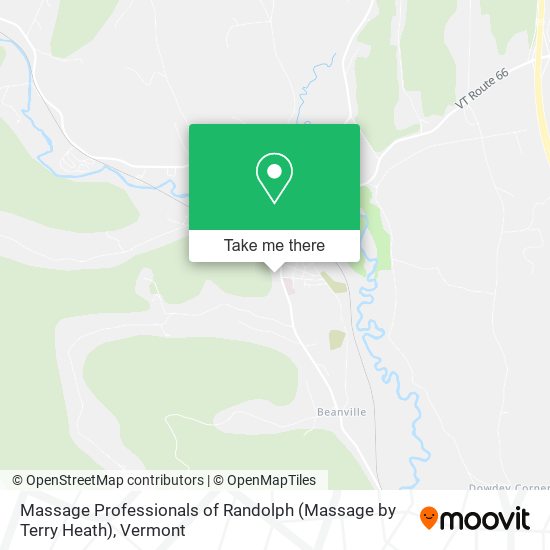 Massage Professionals of Randolph (Massage by Terry Heath) map