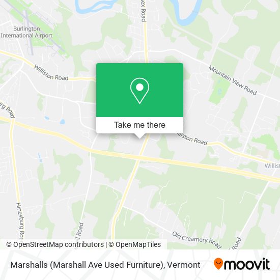 Mapa de Marshalls (Marshall Ave Used Furniture)