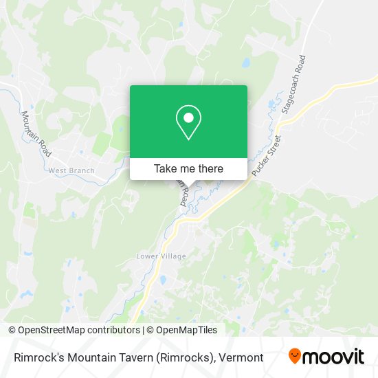 Rimrock's Mountain Tavern (Rimrocks) map