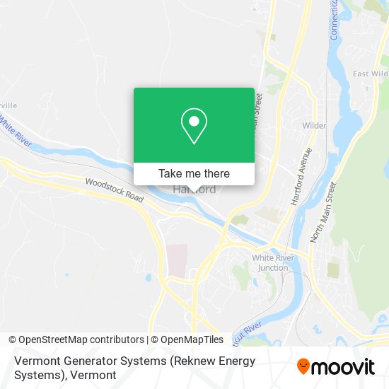 Mapa de Vermont Generator Systems (Reknew Energy Systems)