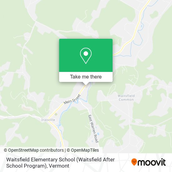 Mapa de Waitsfield Elementary School (Waitsfield After School Program)