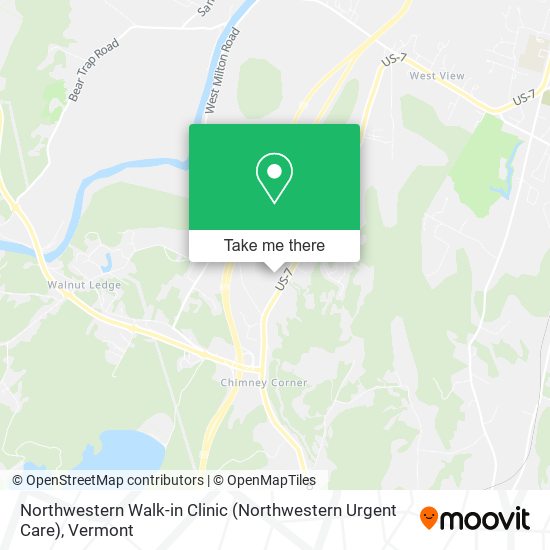 Northwestern Walk-in Clinic (Northwestern Urgent Care) map
