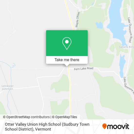 Otter Valley Union High School (Sudbury Town School District) map