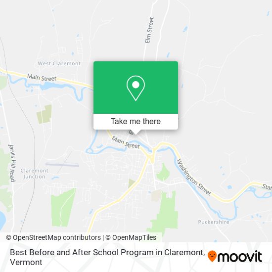 Best Before and After School Program in Claremont map