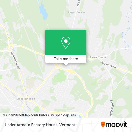 Under Armour Factory House map