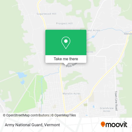 Mapa de Army National Guard