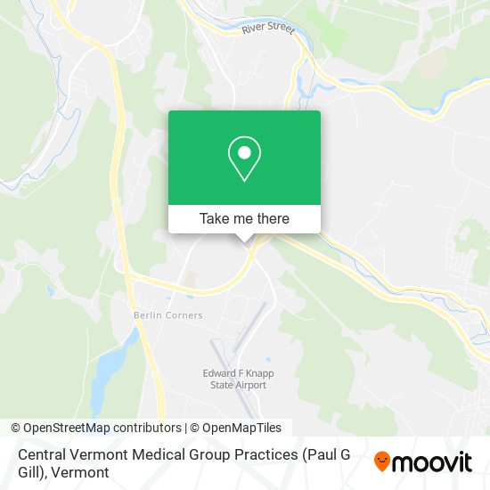 Central Vermont Medical Group Practices (Paul G Gill) map