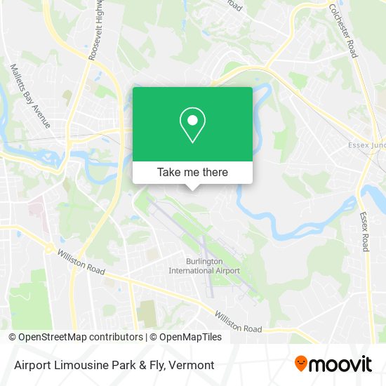 Airport Limousine Park & Fly map
