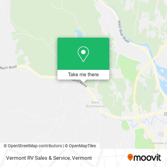Vermont RV Sales & Service map