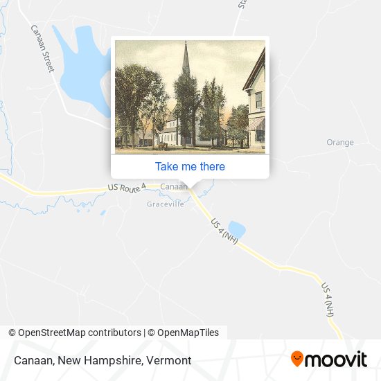 Canaan, New Hampshire map