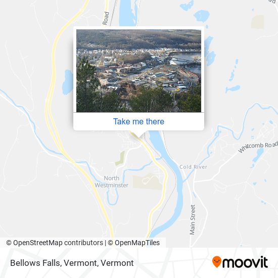 Bellows Falls, Vermont map