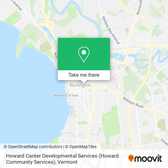 Mapa de Howard Center Developmental Services (Howard Community Services)