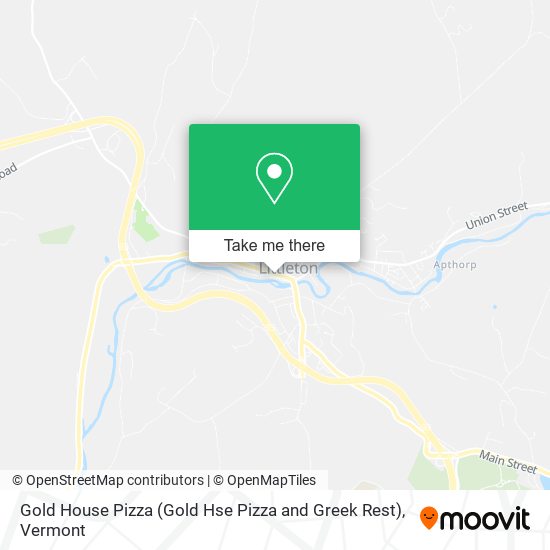 Gold House Pizza (Gold Hse Pizza and Greek Rest) map