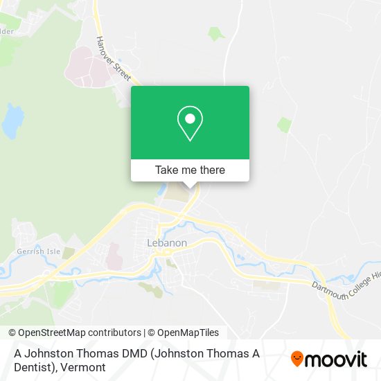 Mapa de A Johnston Thomas DMD