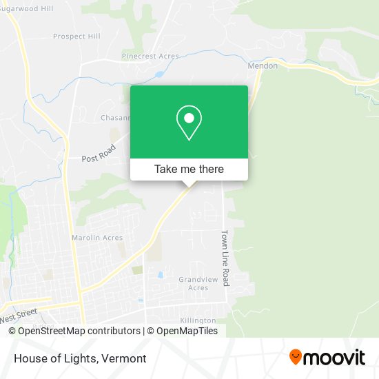 House of Lights map