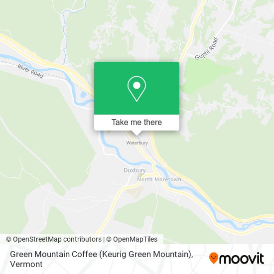 Mapa de Green Mountain Coffee (Keurig Green Mountain)