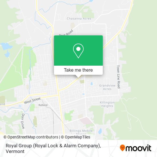 Mapa de Royal Group (Royal Lock & Alarm Company)