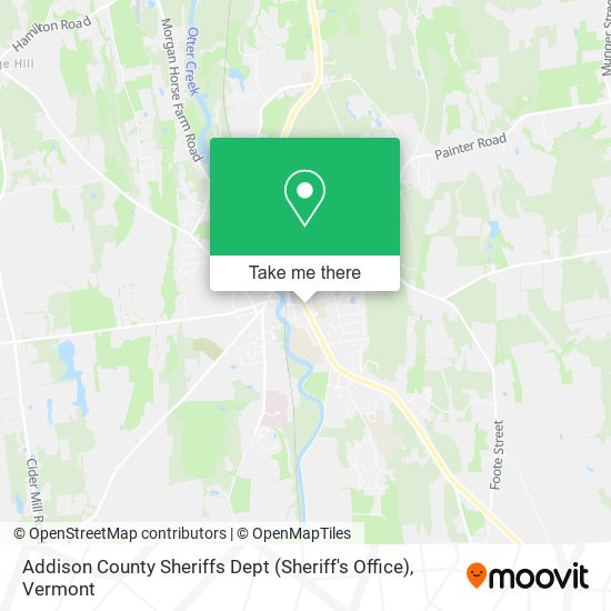 Addison County Sheriffs Dept (Sheriff's Office) map