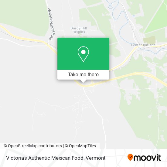 Victoria's Authentic Mexican Food map