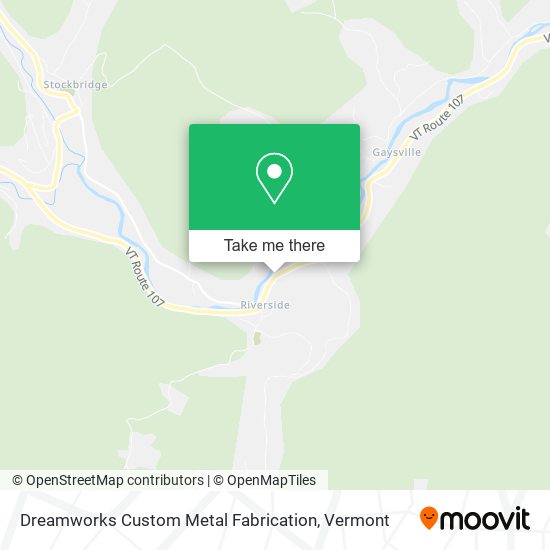 Dreamworks Custom Metal Fabrication map