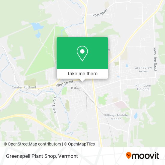 Greenspell Plant Shop map