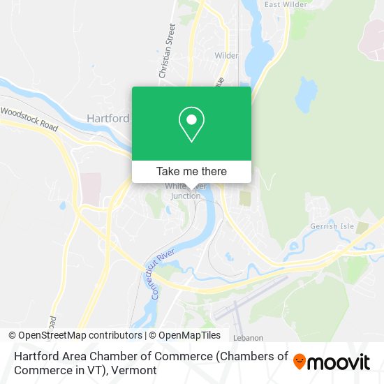 Hartford Area Chamber of Commerce (Chambers of Commerce in VT) map