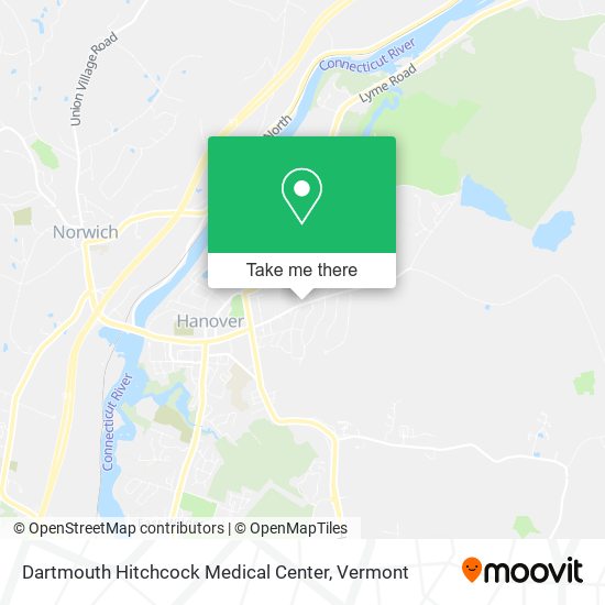 Mapa de Dartmouth Hitchcock Medical Center