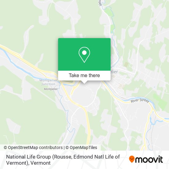 Mapa de National Life Group (Rousse, Edmond Natl Life of Vermont)
