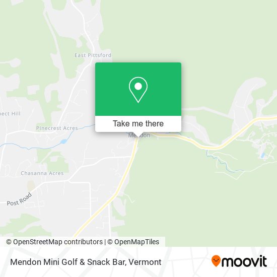 Mapa de Mendon Mini Golf & Snack Bar