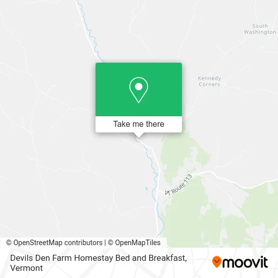 Devils Den Farm Homestay Bed and Breakfast map