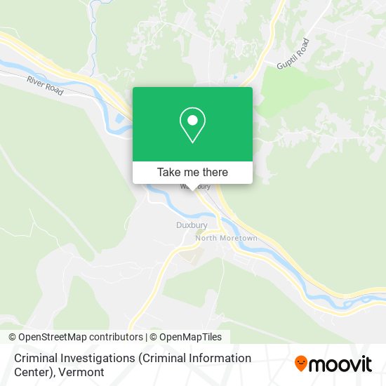 Criminal Investigations (Criminal Information Center) map