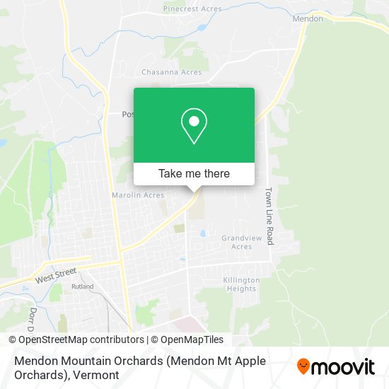 Mendon Mountain Orchards (Mendon Mt Apple Orchards) map