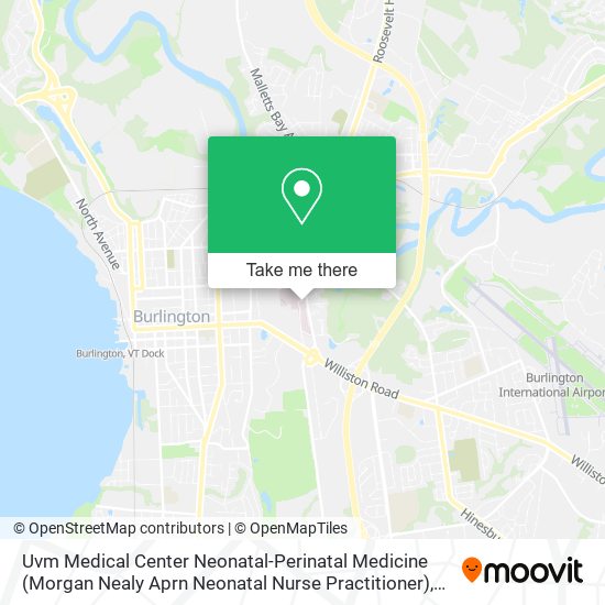 Uvm Medical Center Neonatal-Perinatal Medicine (Morgan Nealy Aprn Neonatal Nurse Practitioner) map