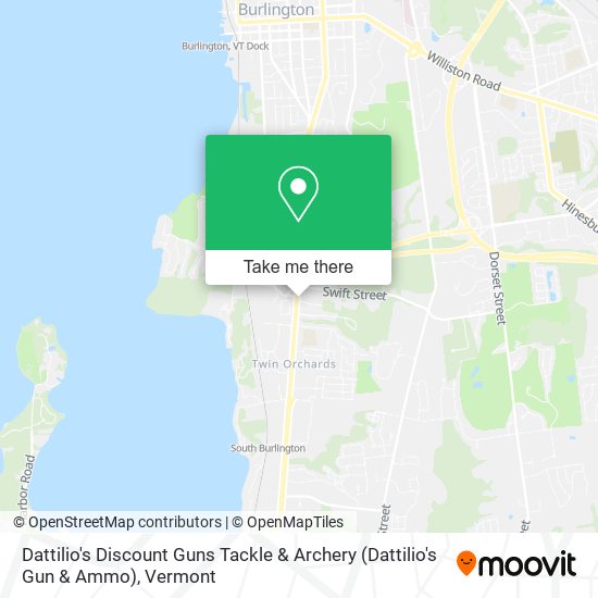 Mapa de Dattilio's Discount Guns Tackle & Archery (Dattilio's Gun & Ammo)