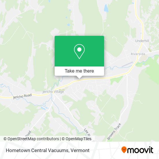 Hometown Central Vacuums map