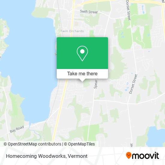 Homecoming Woodworks map