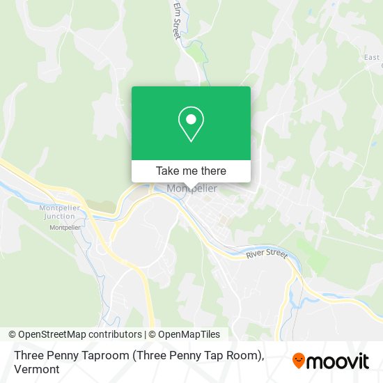 Mapa de Three Penny Taproom (Three Penny Tap Room)